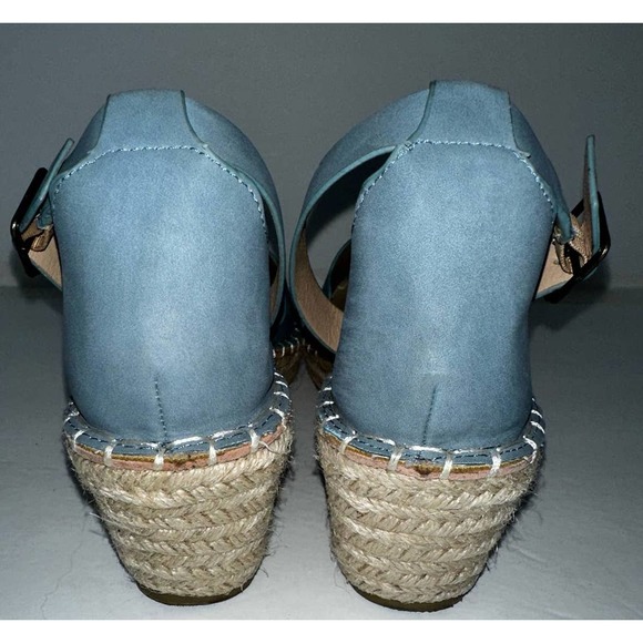 Catherine Malandrino Light Blue Espadrille Sandals‎ size 8.5 - Picture 3 of 6